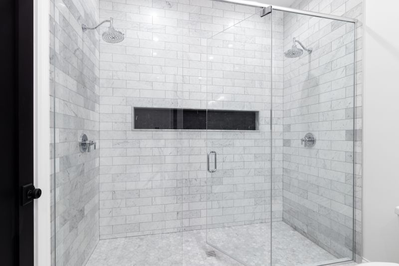 Shower with Natural Stone Tiles